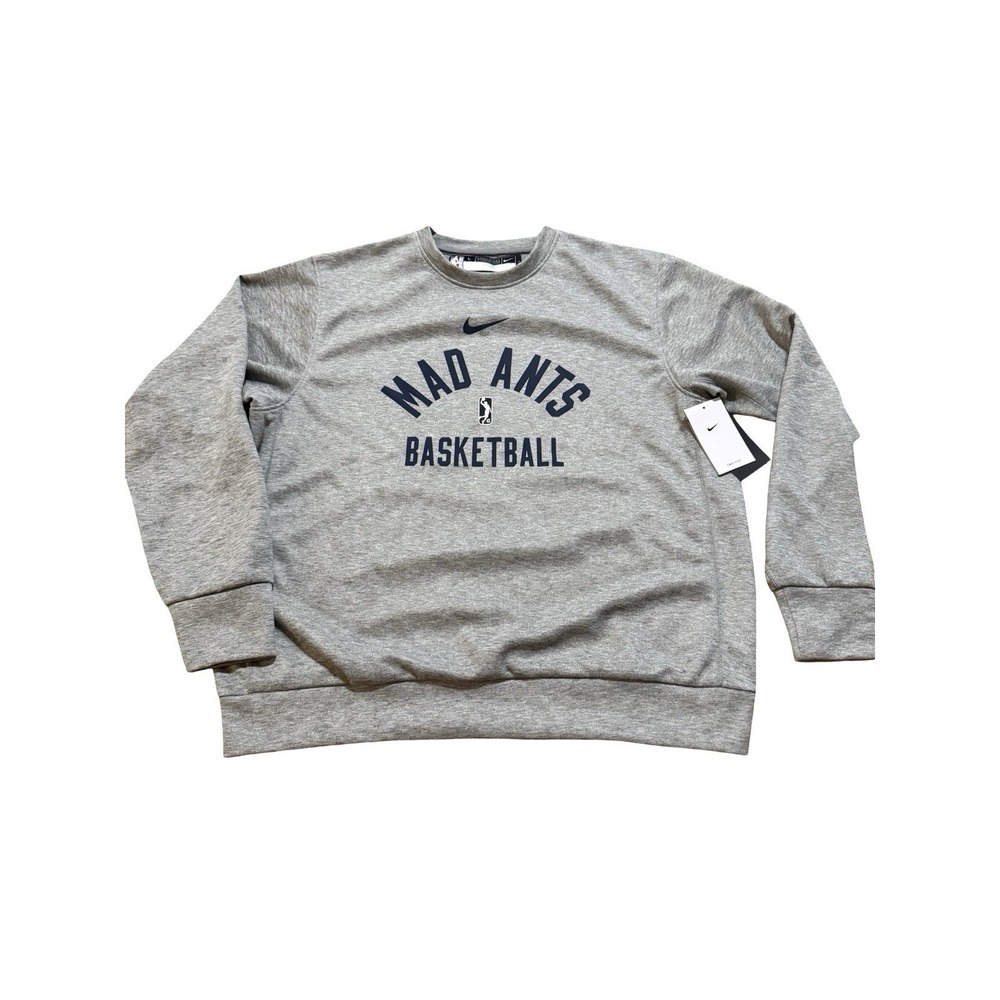 Nike G League Fort Wayne Mad Ants Gray Sweatshirt - New - Large Tall - $65
